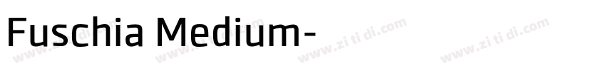 Fuschia Medium字体转换